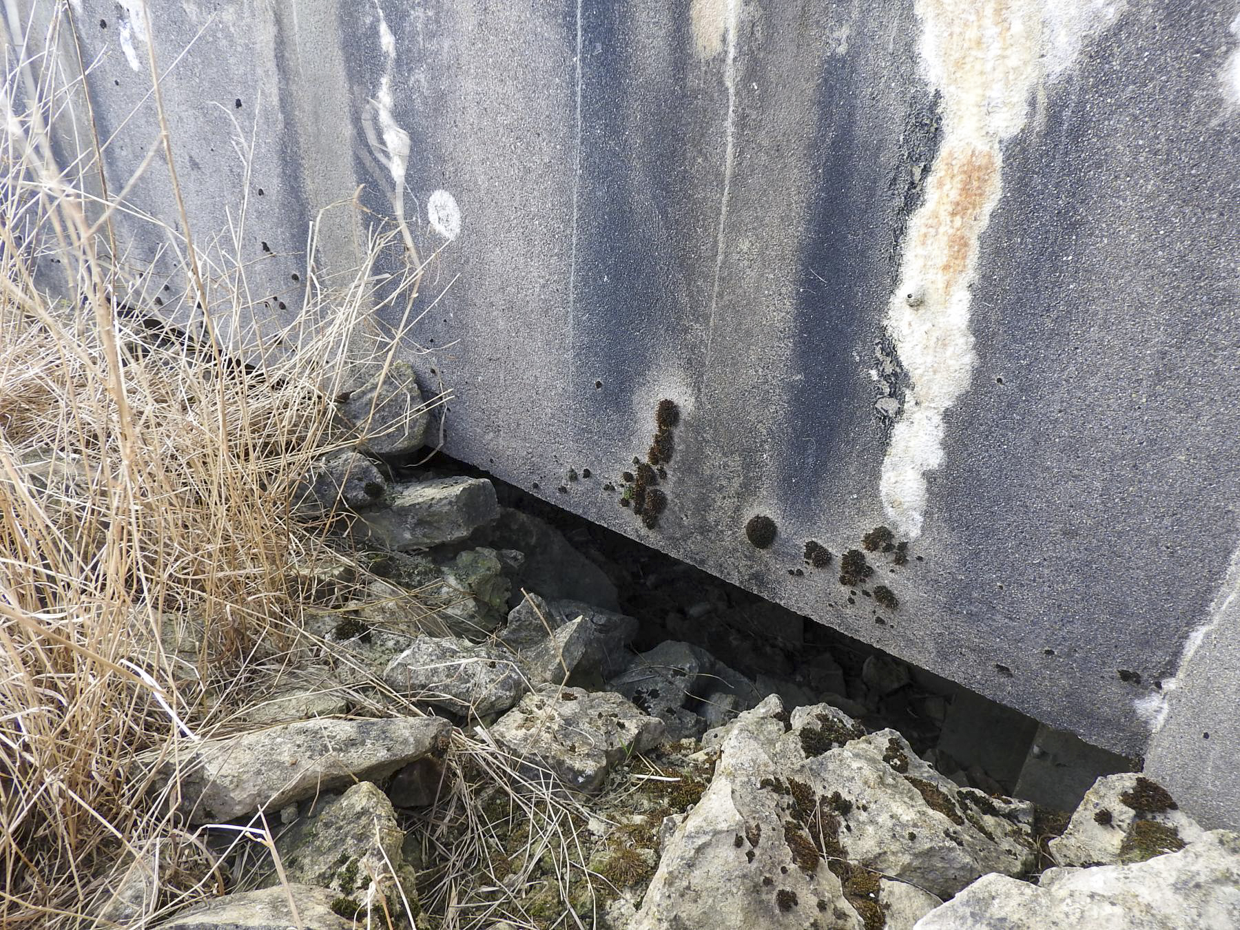 Ligne Maginot - AB17 - SCHOENERHOFF - (Blockhaus pour canon) - Le créneau de tir.