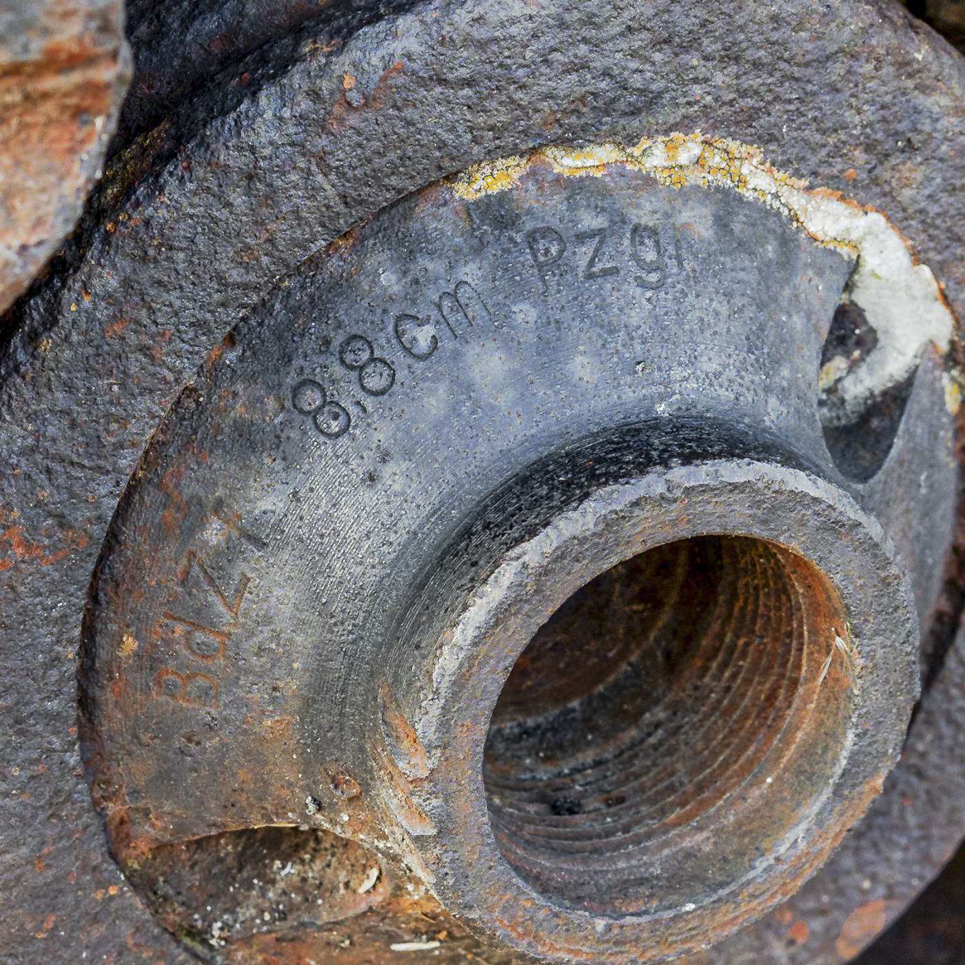 Ligne Maginot - 35/3 - MARCKOLSHEIM SUD - (Casemate d'infanterie - Double) - Cloche GFM, impacts de 88 mm