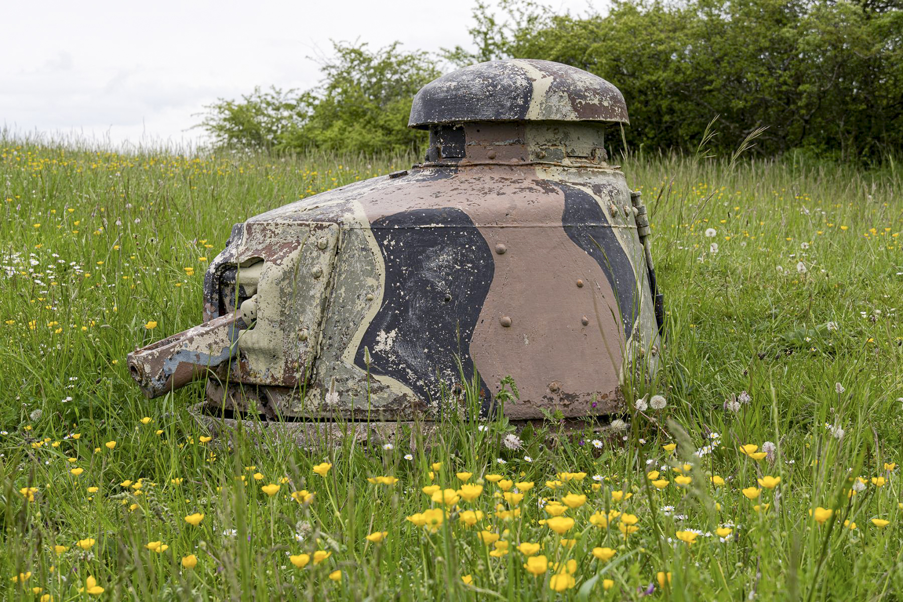 Ligne Maginot - ROHRBACH - FORT CASSO - (Ouvrage d'infanterie) - Tourelle de char FT