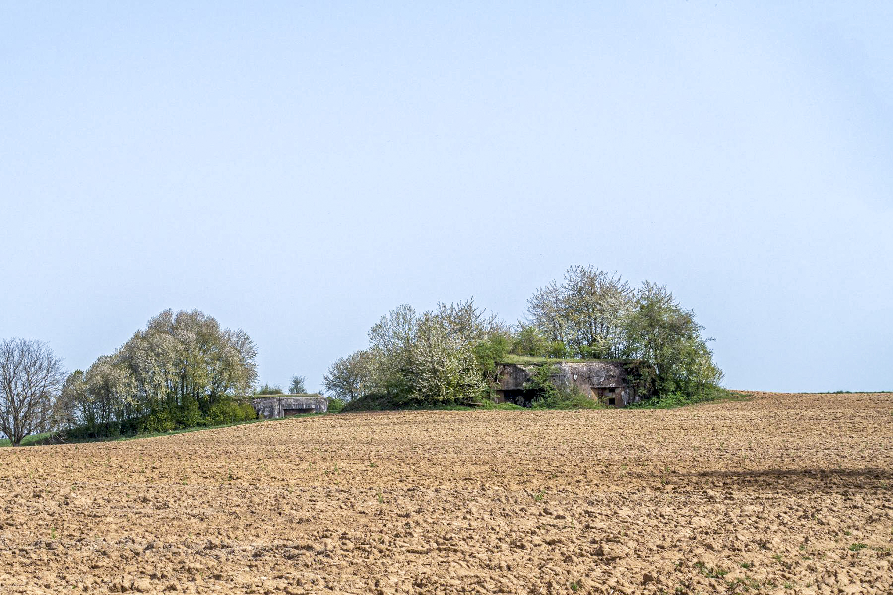 Ligne Maginot - ASCHBACH OUEST - (Casemate d'infanterie - Simple) - Les casemates d'Aschbach.
Aschbach Ouest à droite et Aschbach Est à gauche
