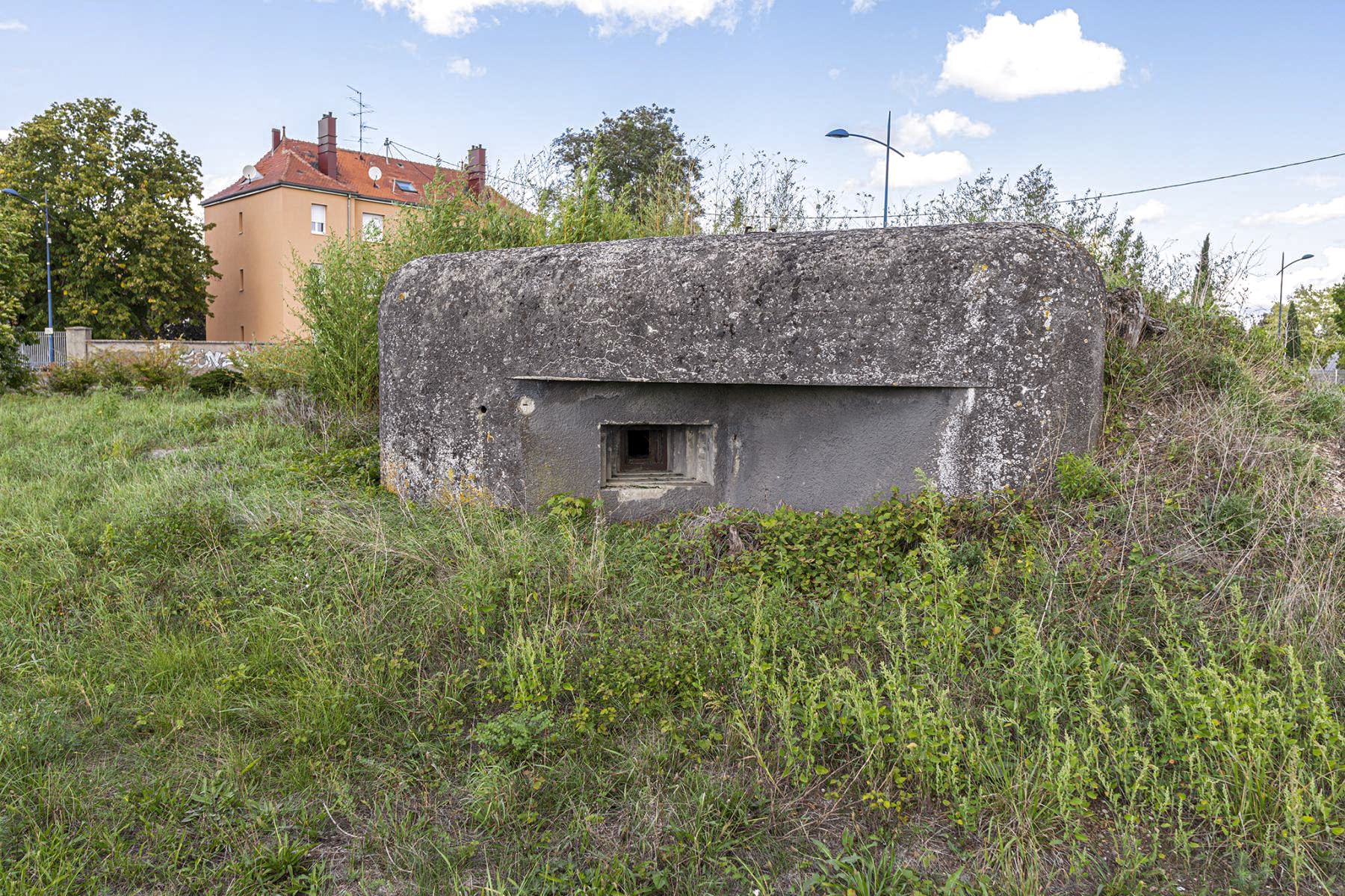Ligne Maginot - ALGOLSHEIM - ABBATUCCI - (Blockhaus pour arme infanterie) - Créneau de flanquement sud