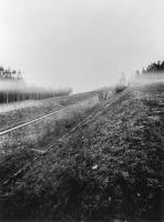 Ligne Maginot - HOCHWALD (FOSSé ANTICHAR DU) - (Obstacle antichar) - Construction du fossé
Vue du fossé et de la casemate  C4