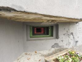 Ligne Maginot - STEINSELTZ NORD - (Blockhaus pour arme infanterie) - Le créneau pour mitrailleuse