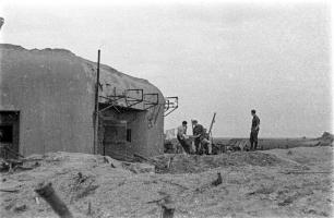 Ligne Maginot - ASCHBACH EST - O2 - (Casemate d'infanterie - Double) - La casemate après les combats