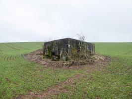 Ligne Maginot - BB318 - SANDBRUCKEN 1 - (Blockhaus pour arme infanterie) - La façade de tir.