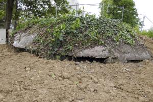 Ligne Maginot - 452C - BASSIN DES REMPARTS - (Blockhaus pour arme infanterie) - Le bloc en zone travaux