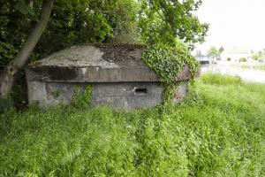 Ligne Maginot - AAR - (Blockhaus pour arme infanterie) - Le bloc est ou a été squatté, brûlé et sert de dépotoir