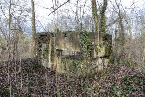 Ligne Maginot - NEUF-EMPERT 1 - Face arrière du bouclier