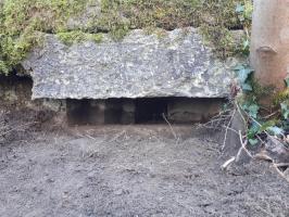 Ligne Maginot - WALDHOF OUEST - (Blockhaus pour arme infanterie) - Détail du créneau gauche