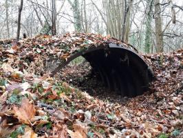 Ligne Maginot - UHRICH - HOCHE (1° BON 237° RI) - (PC de Sous-Quartier) - Le premier abri en tôle métro