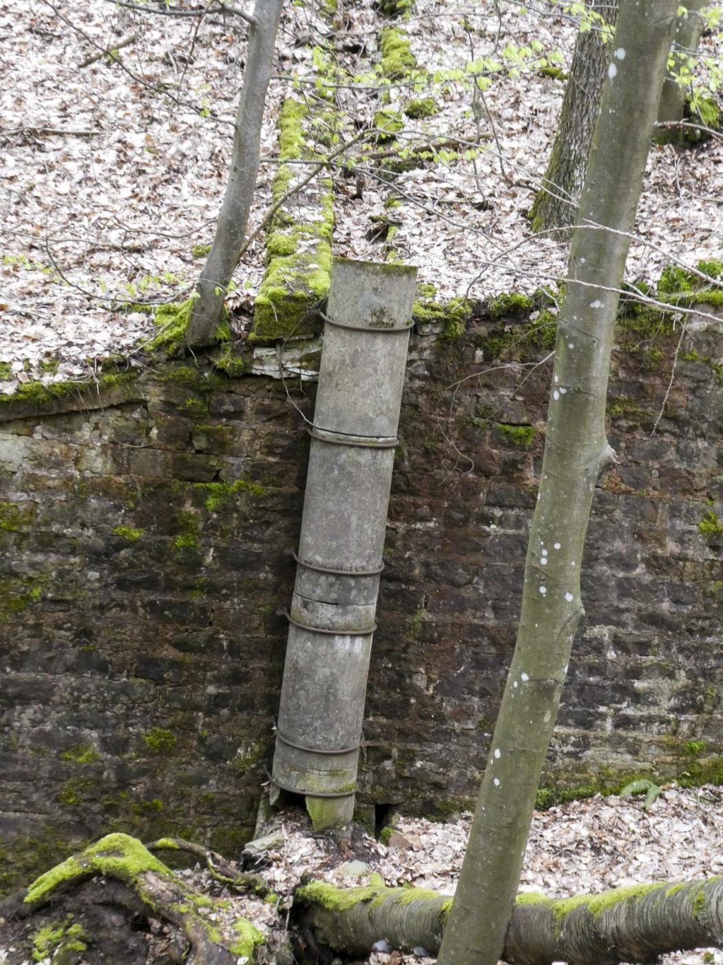 Ligne Maginot - HOCHWALD (fossé antichar du) (Obstacle antichar) - Fossé près de la casemate C2