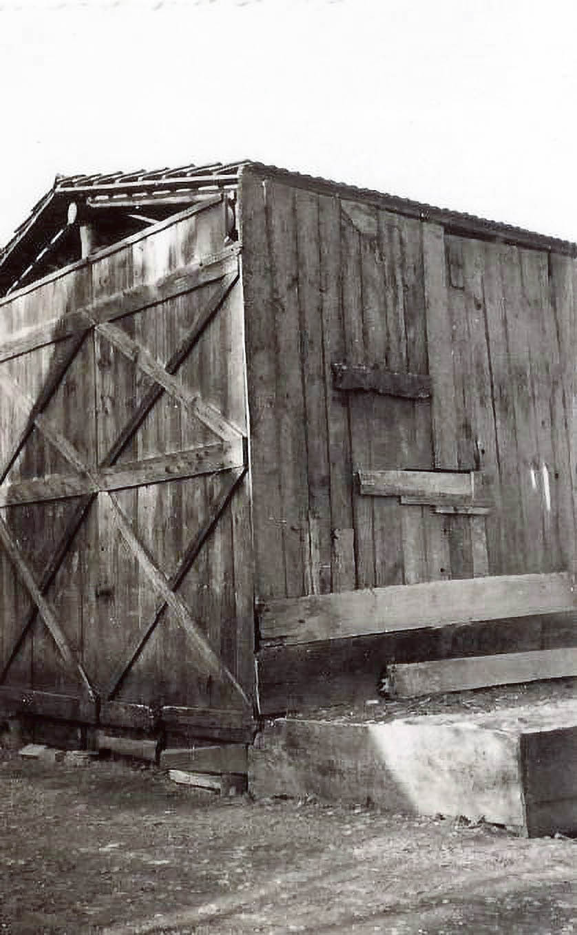 Ligne Maginot - RUE DU RUISSEAU - (Blockhaus pour arme infanterie) - Le blockhaus achevé, camouflé en grange