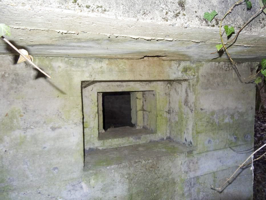 Ligne Maginot - 301A - PORT DU RHIN SUD 35 - (Blockhaus pour arme infanterie) - Détail du créneau Sud