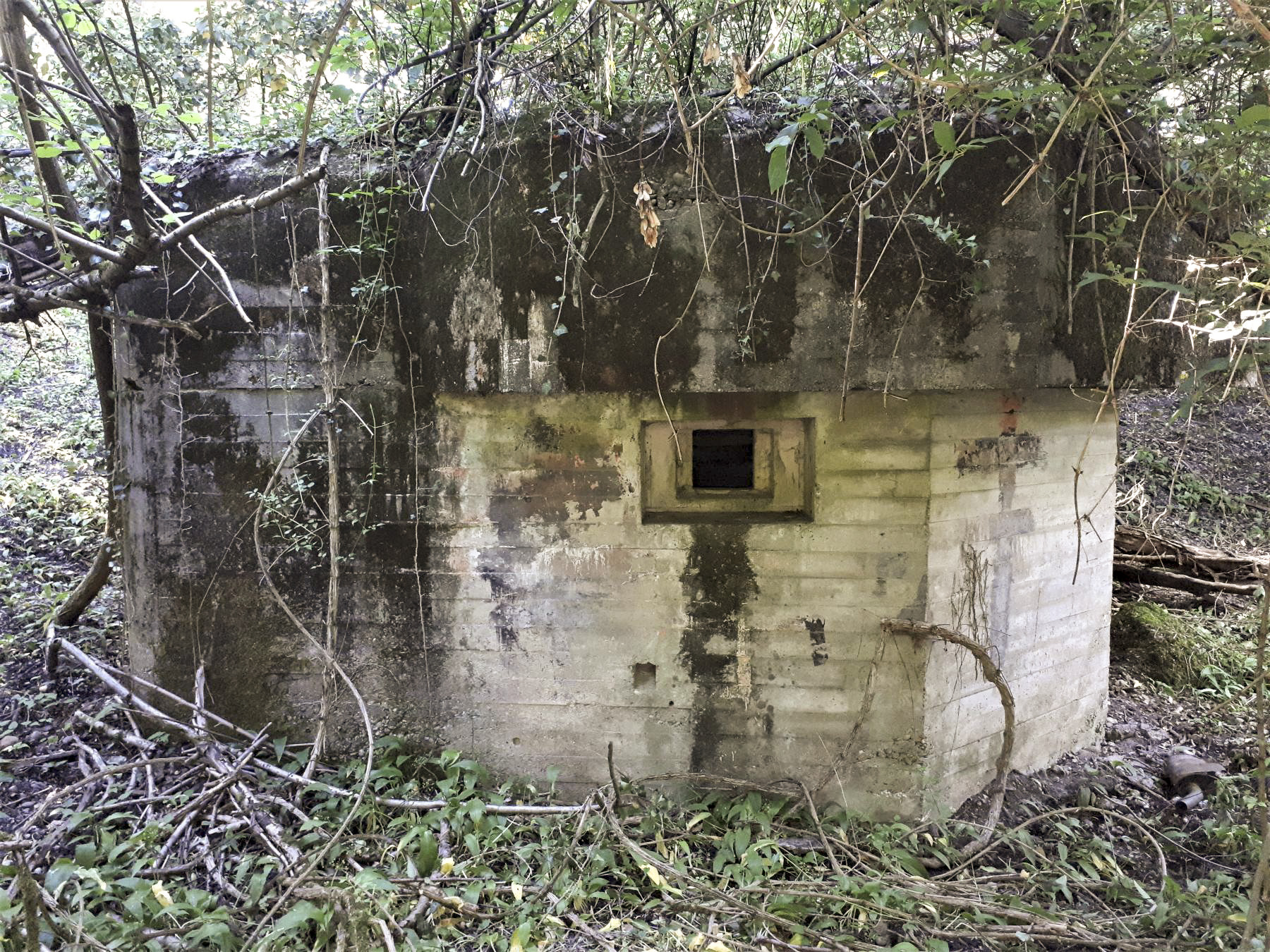 Ligne Maginot - 301B - PORT DU RHIN SUD 34 - (Blockhaus pour arme infanterie) - Créneau Sud-Est