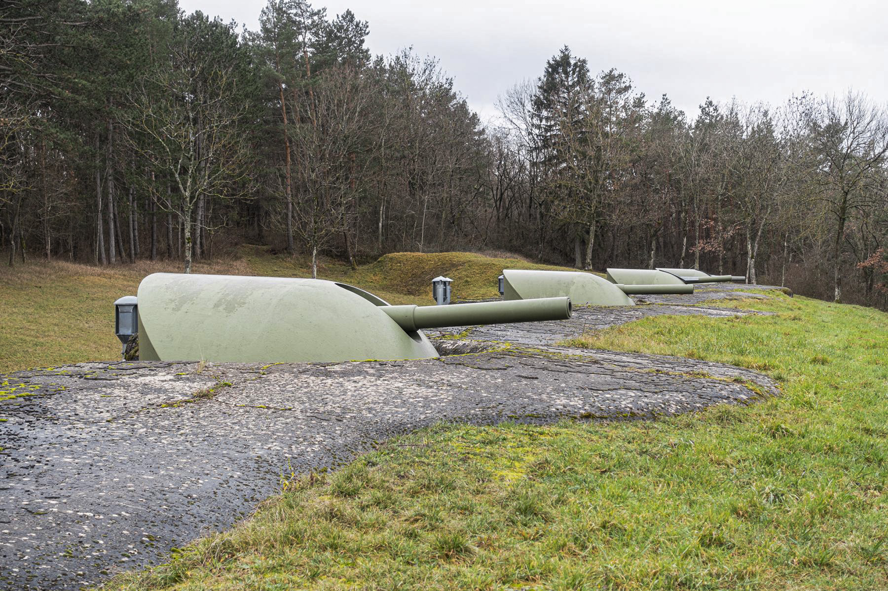 Ligne Maginot - FORT DE MUTZIG - (Ouvrage d'artillerie) - Batterie N°1 (10cm)