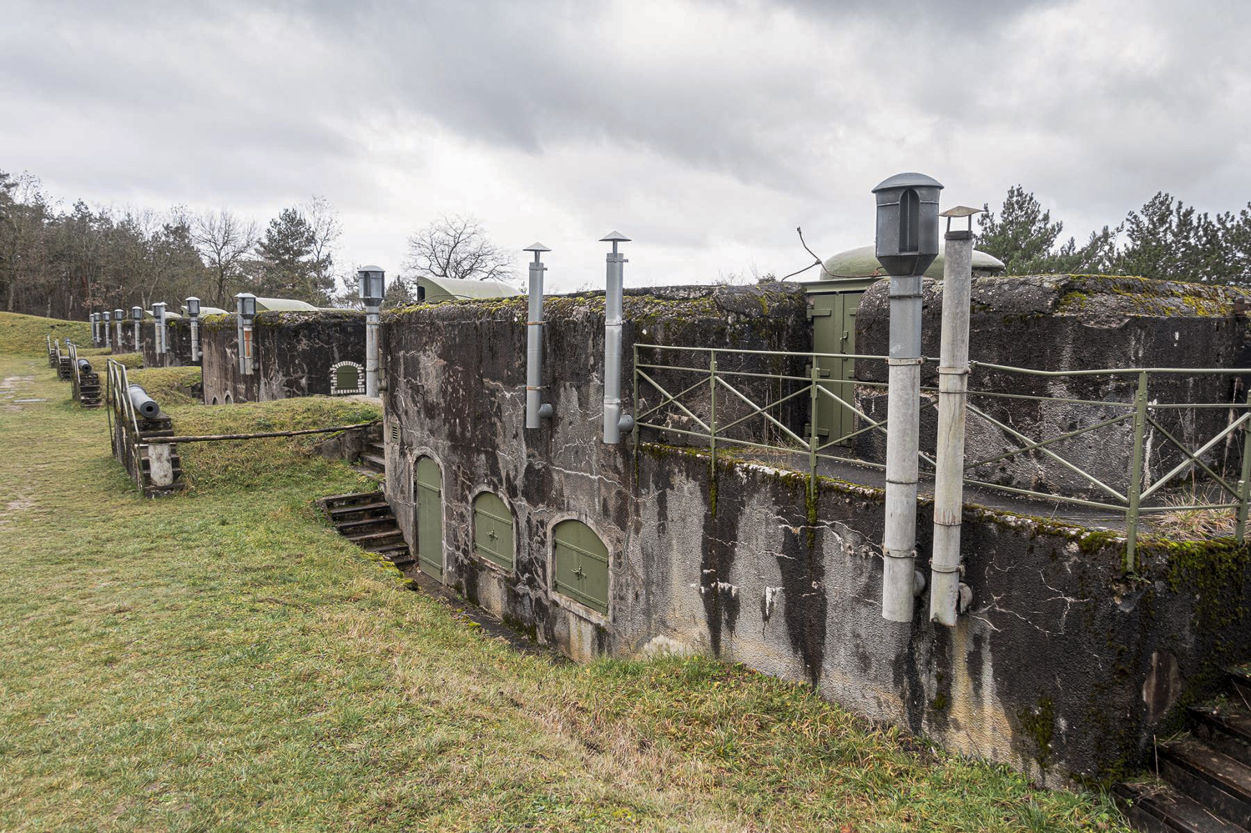 Ligne Maginot - FORT DE MUTZIG - (Ouvrage d'artillerie) - Batterie N°1 (10cm)