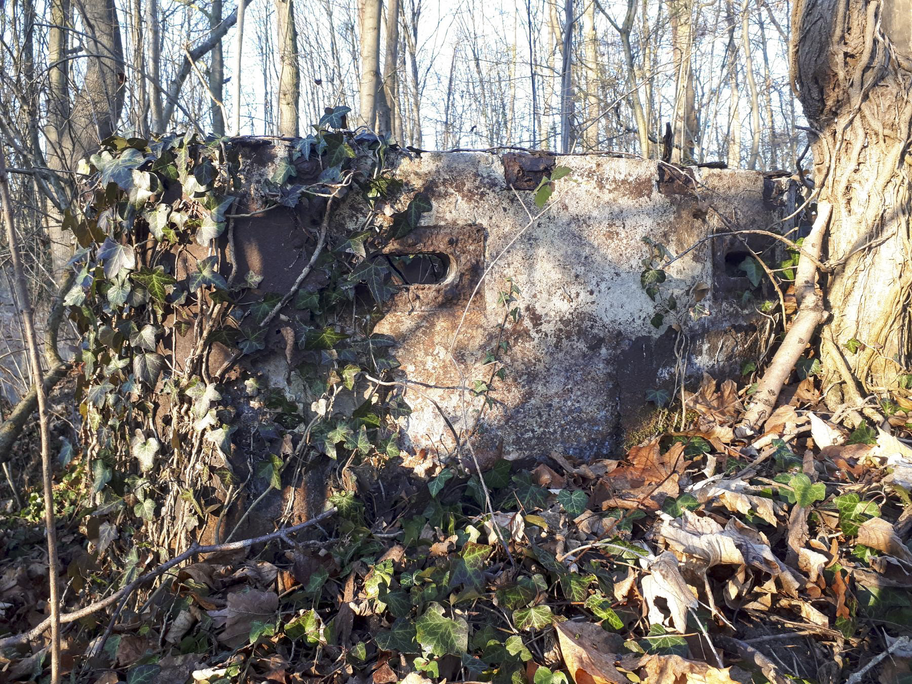 Ligne Maginot - OUVRAGE NEUF-EMPERT - (Ouvrage d'infanterie) - Guérite escargot au saillant nord-est (bétonnée par les français)