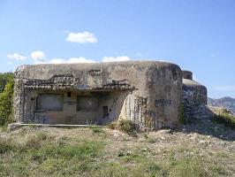 Ligne Maginot - SAINT FLORENT - (Casemate d'infanterie - Double) - Vue dans l'axe de la seconde chambre de tir.