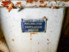 Ligne Maginot - Maison Breguet (BREGUET) - Plaque de ventilateur Bréguet