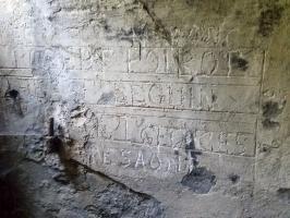 Ligne Maginot - ILLHAEUSERN 2 - (Blockhaus pour arme infanterie) - Inscriptions au niveau de l'entrée condamnée