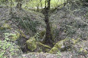 Ligne Maginot - PA PETIT-LANDAU 1 - (Blockhaus pour arme infanterie) - Seconde tranchée situé au nord, pour accéder à la seconde coupole