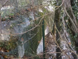 Ligne Maginot - PONT DE ROIDE NORD - B2-B - (Blockhaus pour canon) - Façade vue de la dalle.