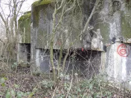 Ligne Maginot - 83 - SIERENTZ VOIE FERREE OUEST - (Casemate d'infanterie - Simple) - La façade de tir