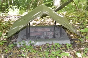 Ligne Maginot - 107 - CESARHOF SUD - (Casemate d'infanterie - Double) - Cheminée d'aération de la chambre de tir.