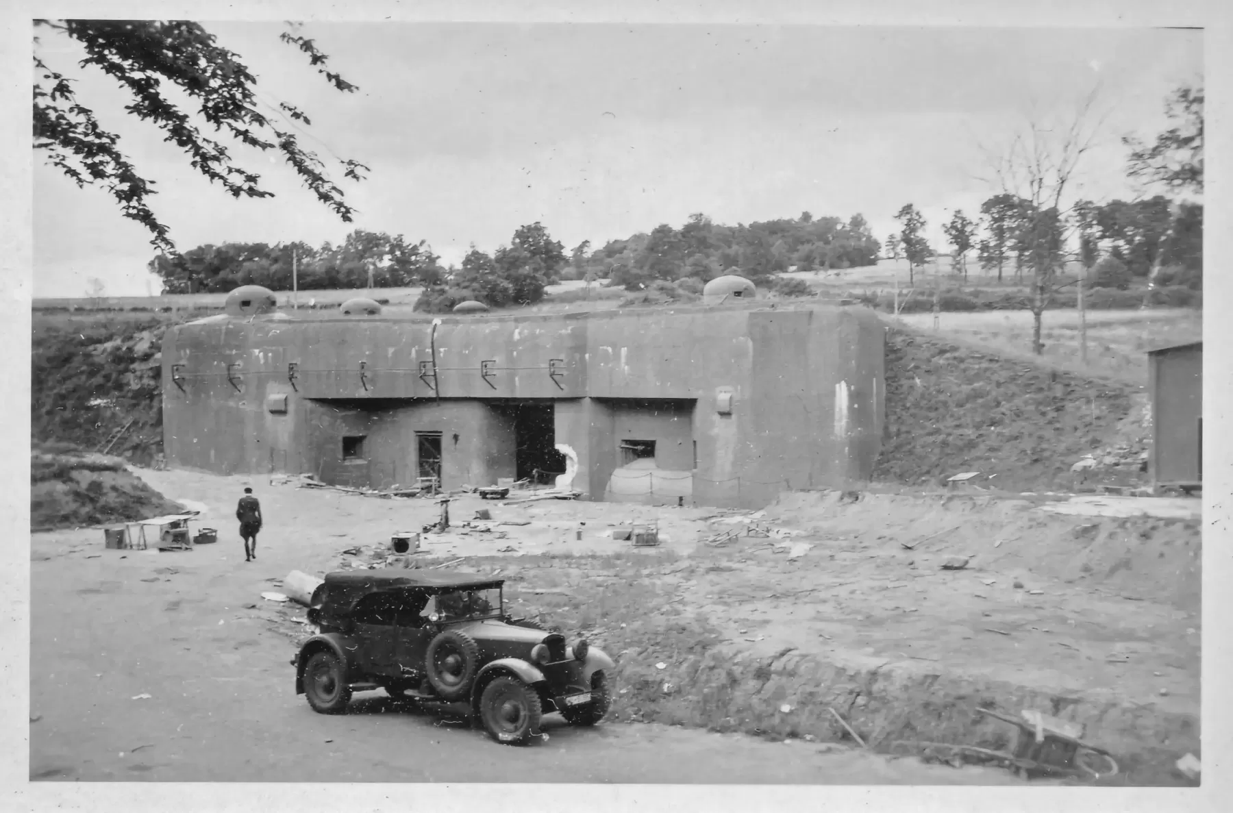 Ligne Maginot - LE CHESNOIS - CHENOIS - (Ouvrage d'artillerie) - L'entrée munitions 
