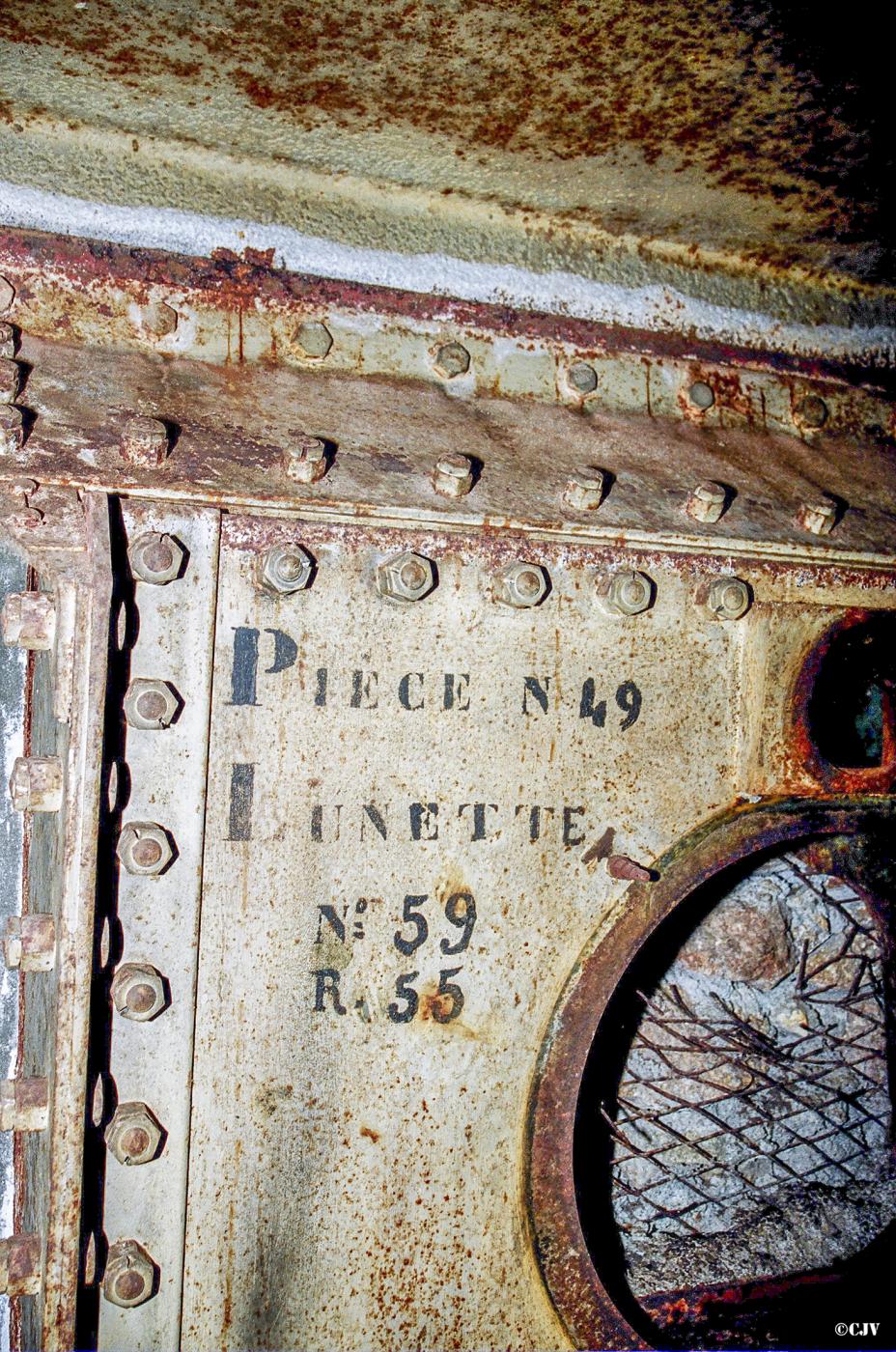 Ligne Maginot - SANT' AMANZA (Casemate d'artillerie) - Detail