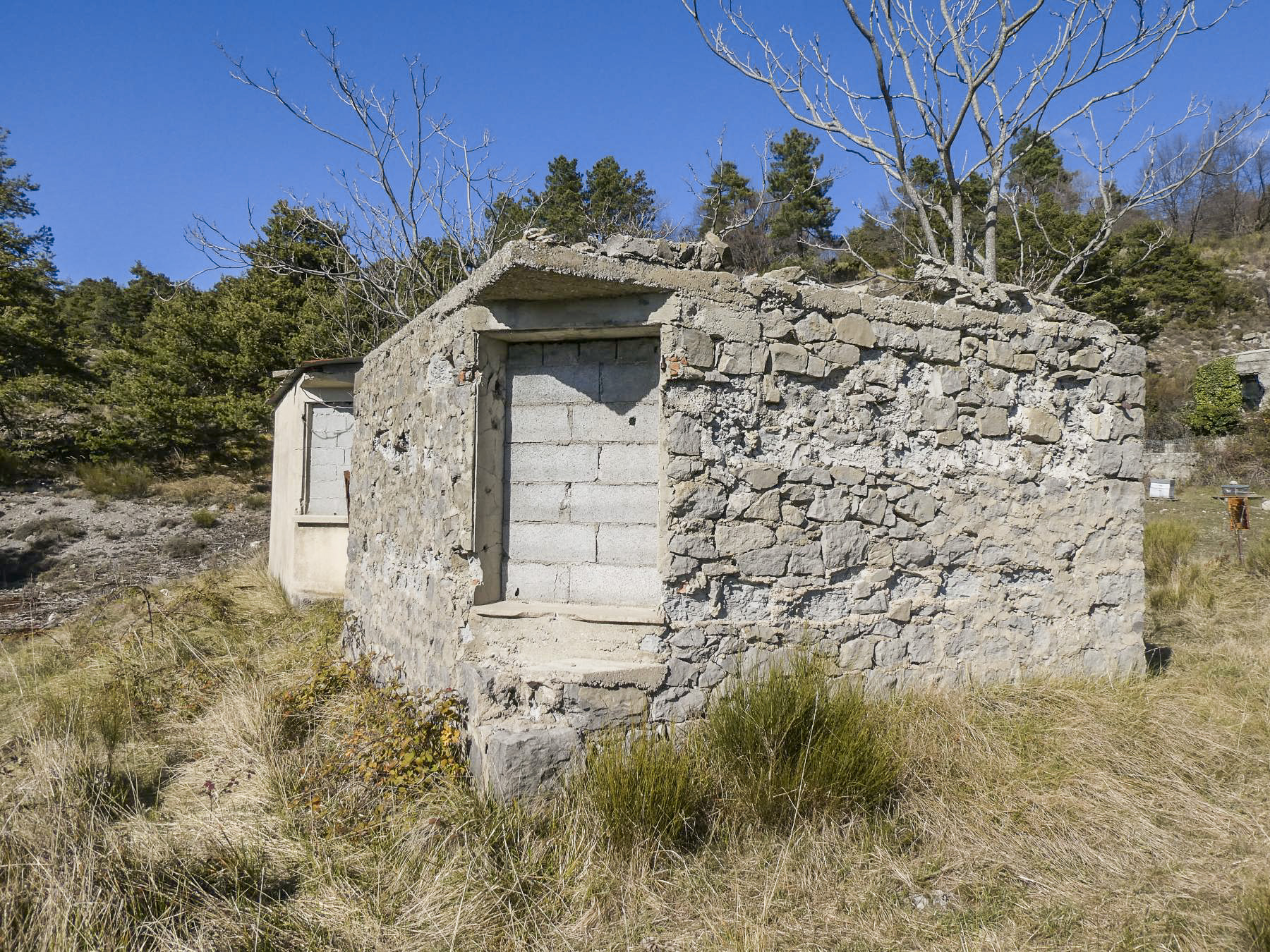 Ligne Maginot - COL DE BRAUS - (Poste de Secours) - Bâtiments annexes