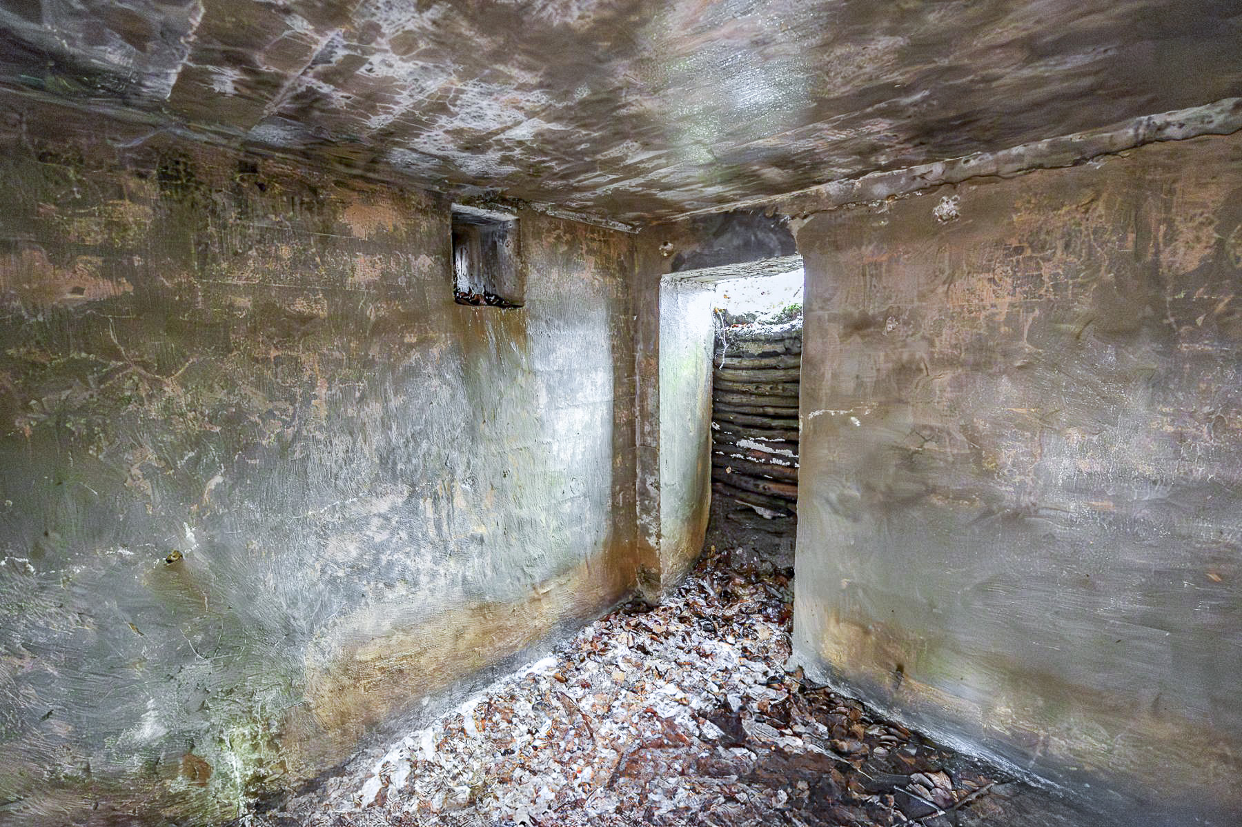 Ligne Maginot - MILKOPF (59° RAMF) - (Position d'artillerie préparée) - L'intérieur de l'abri.