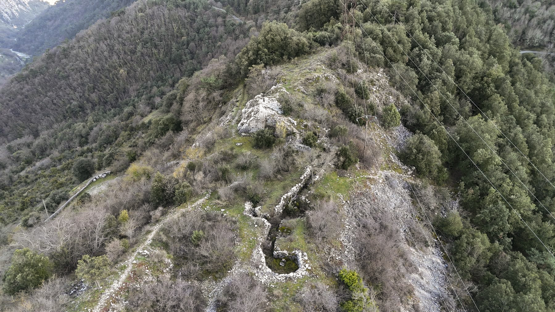 Ligne Maginot - CASTILLON CENTRE - (Cuve pour arme d'infanterie) -  Emplacement pour deux mortiers
Ouvrage du Castillon