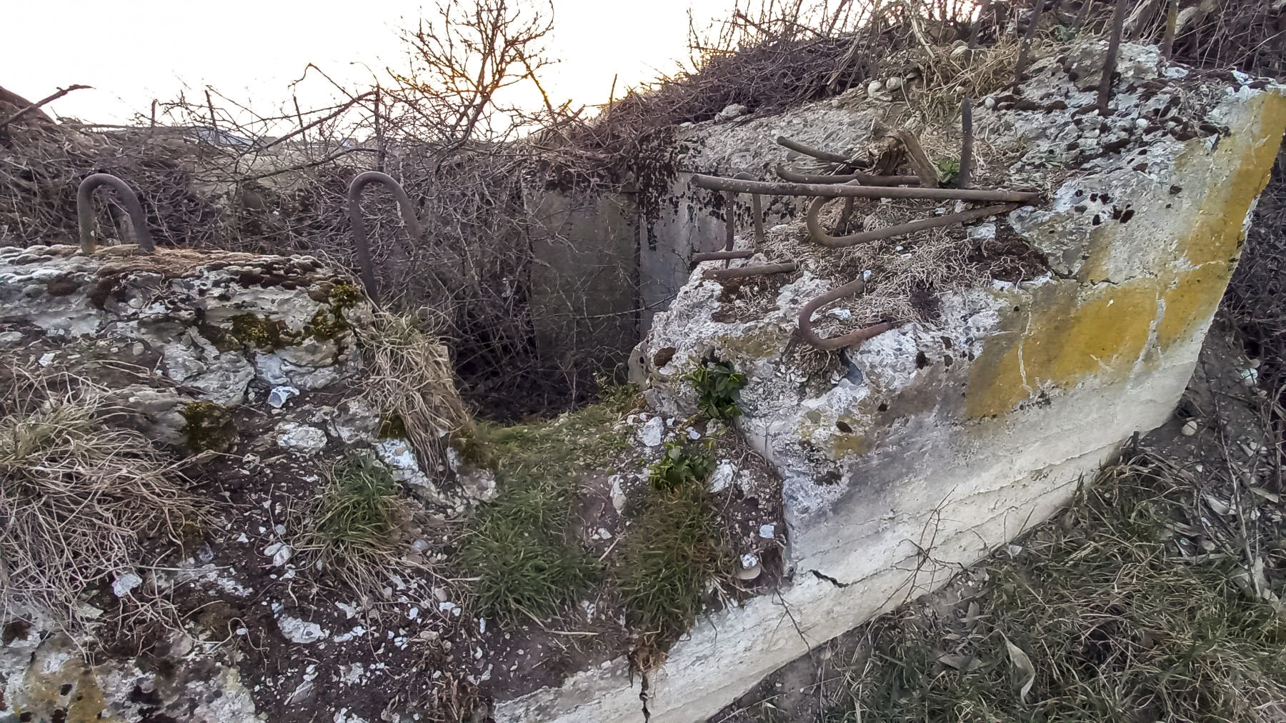 Ligne Maginot - HEITEREN EST 6 - (Blockhaus de type indéterminé) - Autre vue de détail.