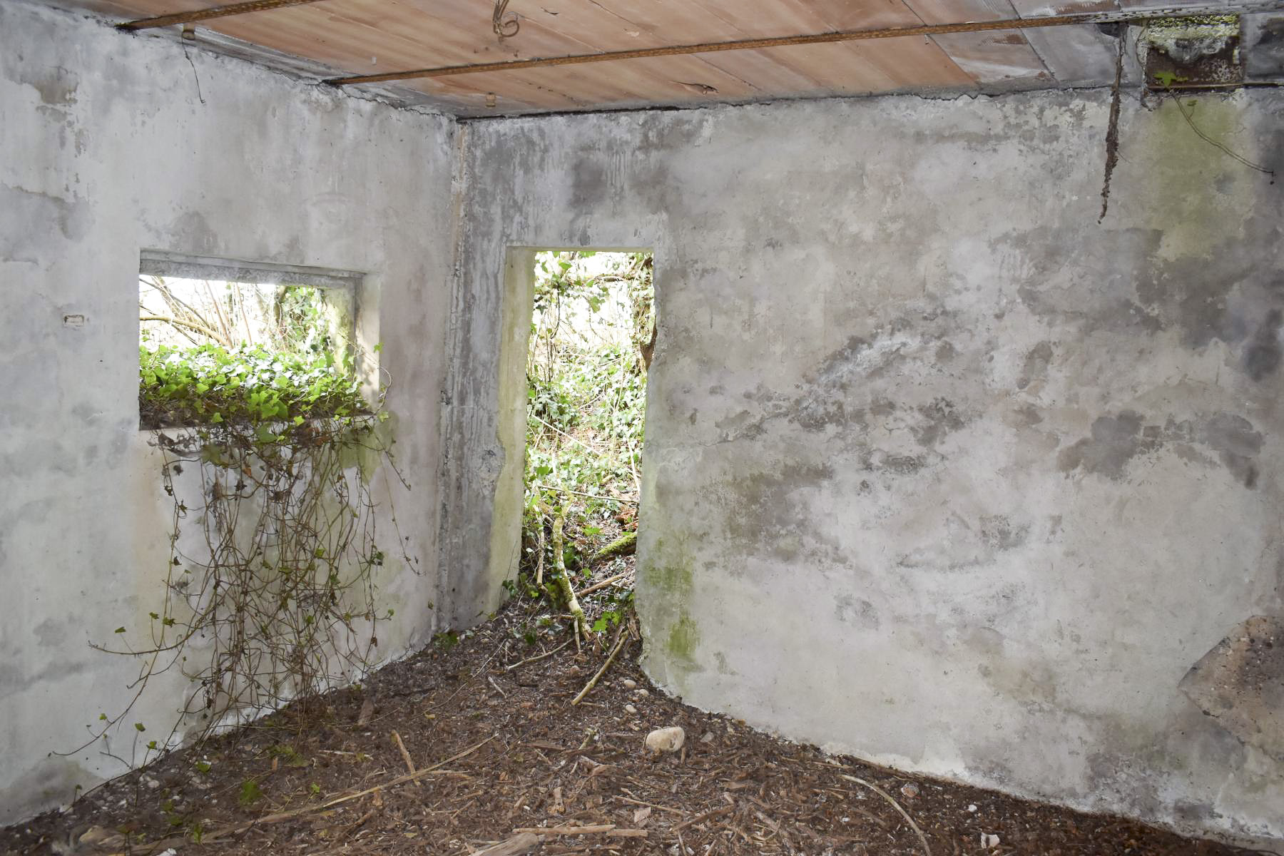 Ligne Maginot - LANGER ZUG 2 - (Abri) - Intérieur de l'abri côté Nord