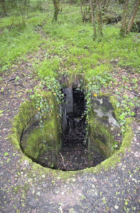 Ligne Maginot - OTTMARSHEIM NORD 1 - (Cuve pour arme d'infanterie) - Vue du dessus vers le couloir