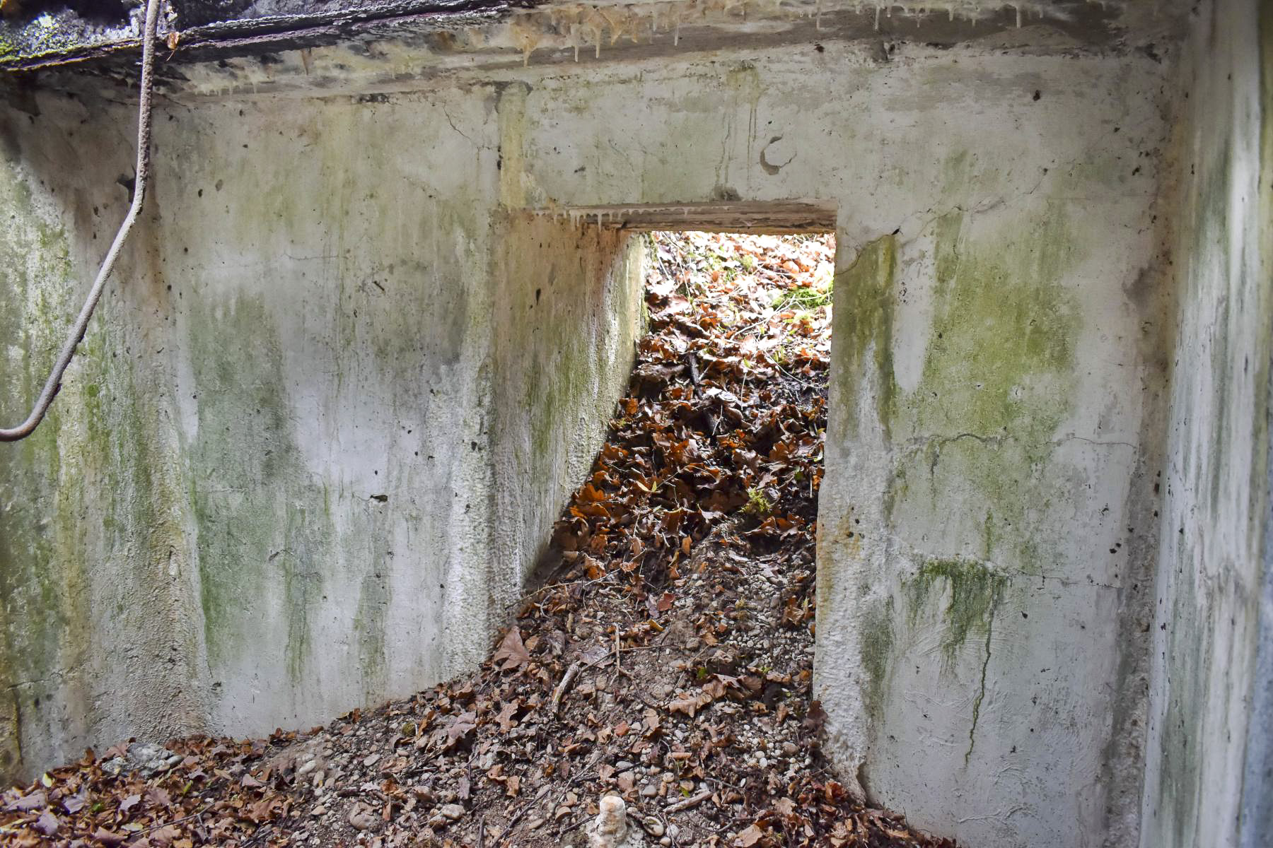 Ligne Maginot - OTTMARSHEIM SUD 4 - (Blockhaus pour arme infanterie) - L'entrée vue de l'intérieur. 