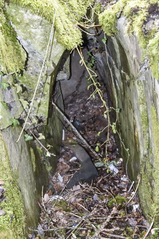 Ligne Maginot - RADBRUNNEN 4 - (Blockhaus pour arme infanterie) - Couloir d’accès à la coupole