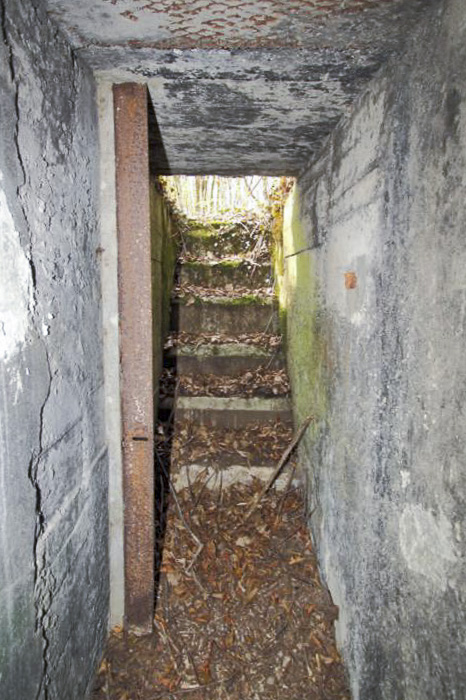 Ligne Maginot - ABRI FAIVRE - (Blockhaus pour arme infanterie) - Entrée de la coupole