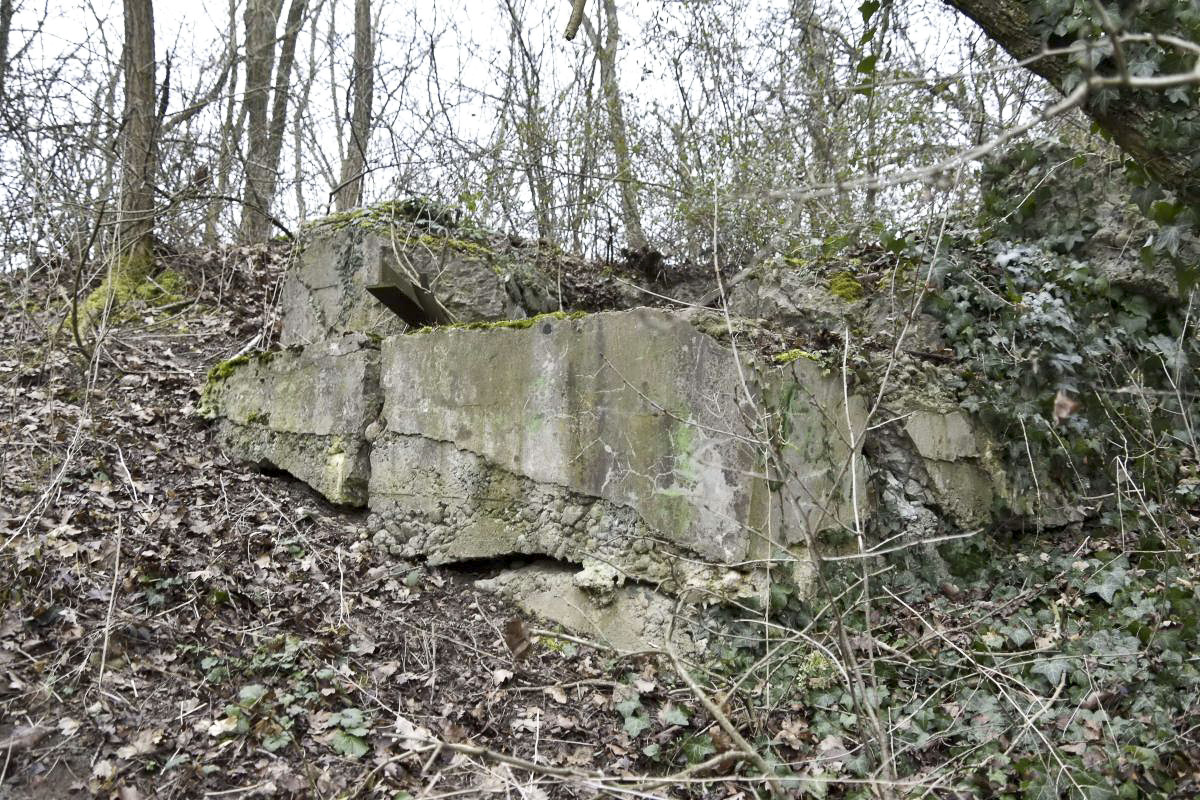 Ligne Maginot - PA NIFFER 2 - (Cuve pour arme d'infanterie) - Vue coté TD, donnant vers l'est