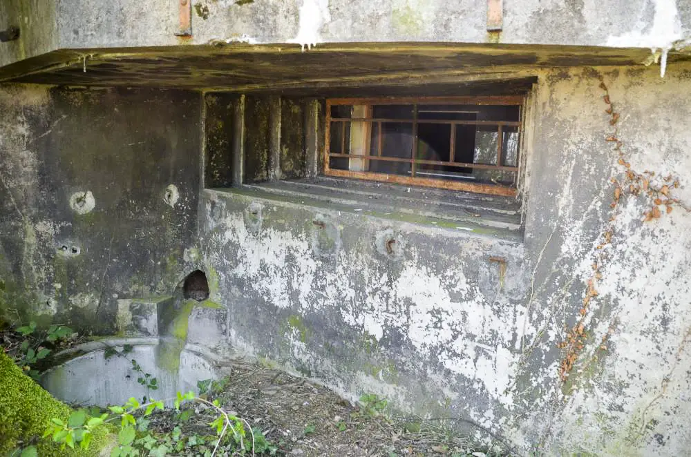 Ligne Maginot - 89 - TAPFELBAUM - (Casemate d'infanterie - Double) - Créneau de tir canon Nord-est