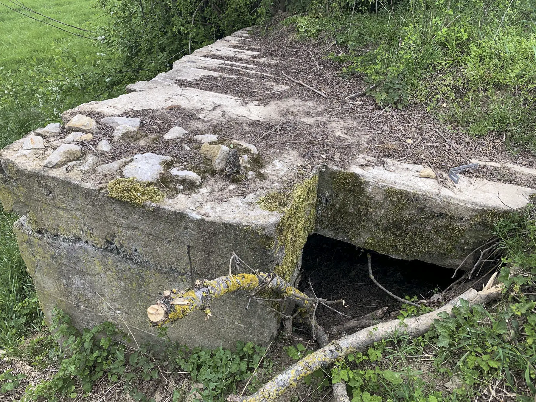 Ligne Maginot - KOETZINGUE 5 - (Blockhaus pour arme infanterie) - Entrée potentielle partiellement remblayée 