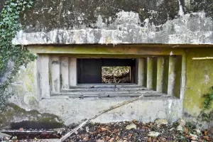 Ligne Maginot - PA DE SIERENTZ OUEST 1 - (Blockhaus pour canon) - Créneau canon