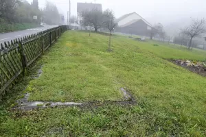 Ligne Maginot - UFFHEIM - (Barrage de Route) - Vue des soubassements