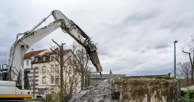 Ligne Maginot - B643 - SAINT LOUIS SUD - (Blockhaus pour arme infanterie) - La destruction du blockhaus 
Décembre 2021