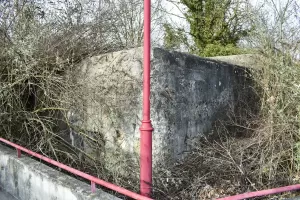 Ligne Maginot - E664 - BARTENHEIM PONT RAIL NORD - (Blockhaus pour canon) - Coté sud