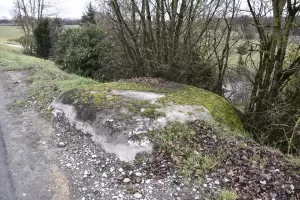 Ligne Maginot - B1609 - BLEILACH 3 - (Blockhaus pour arme infanterie) - Vue du dessus en direction de St Louis Neuweg