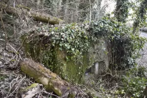 Ligne Maginot - ESCHENBACHGRABEN NORD - (Blockhaus pour arme infanterie) - Vue sur le côté sud-est