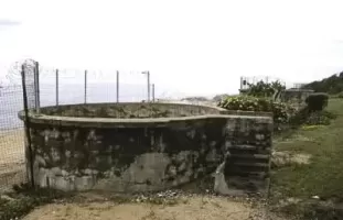 Ligne Maginot - CHAPELLE des GRECS (Batterie Basse de la) (Position d'artillerie préparée) - L'une des cuves pour canon