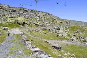 Ligne Maginot - ROC NOIR - (Position d'artillerie préparée) - Le sentier de l'époque